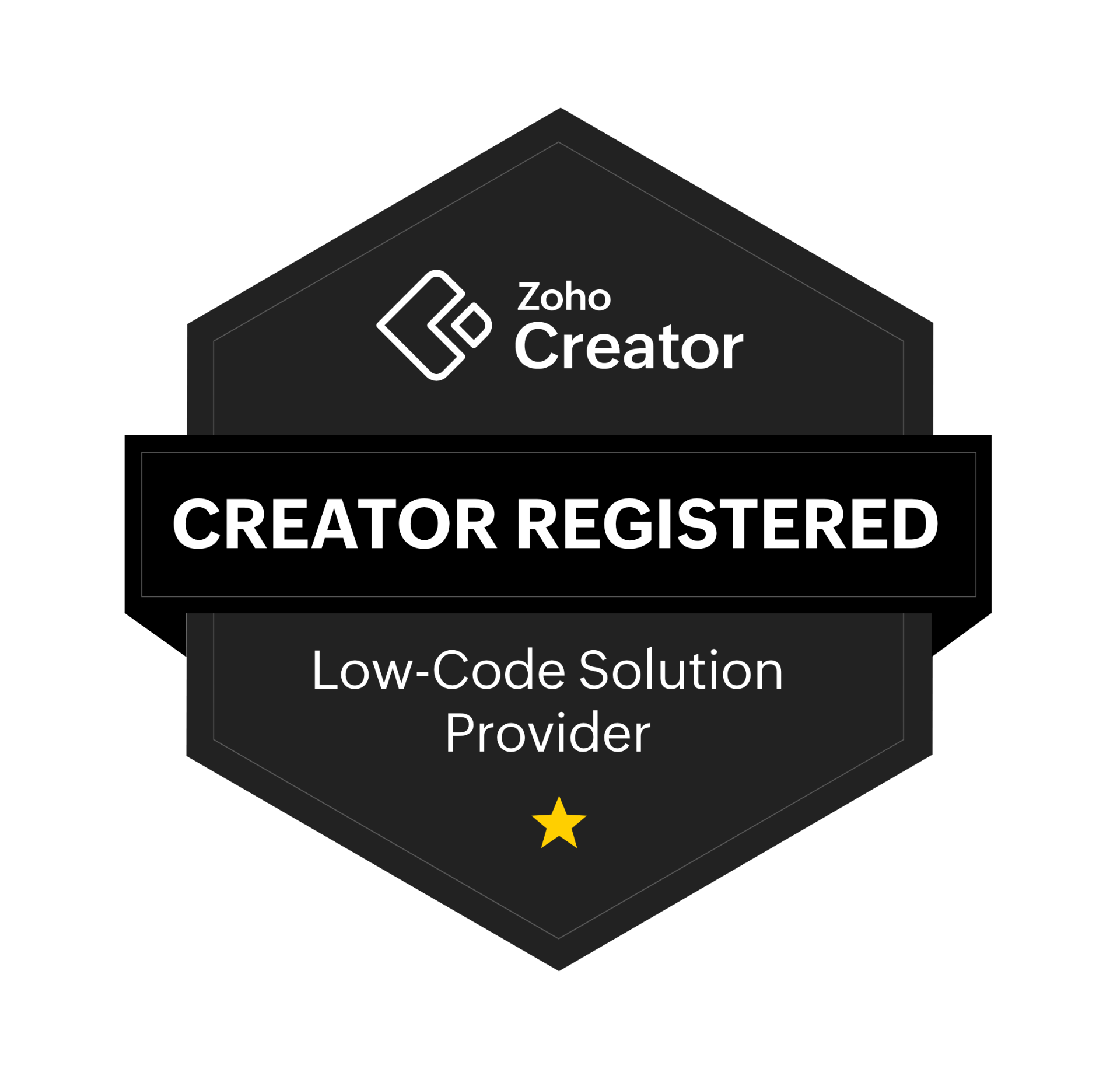 Zoho Creator Registered Developer Badge Zoho Creator Registered Developer Badge